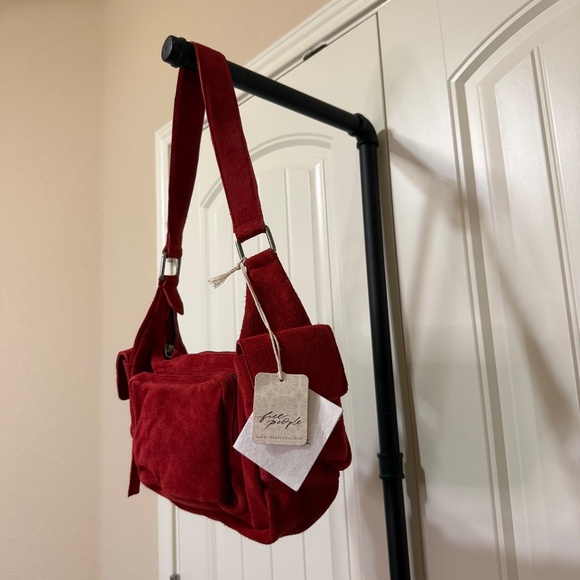 Free People Siren Suede Shoulder Bag *NWT* - Picture 5 of 6